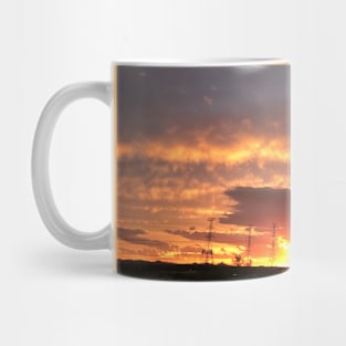 Golden monsoon sunset Mug